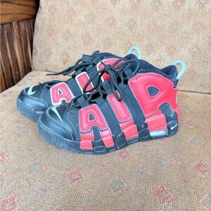 Nike Kids Black and Red AIR Pippen Sneakers 2.5